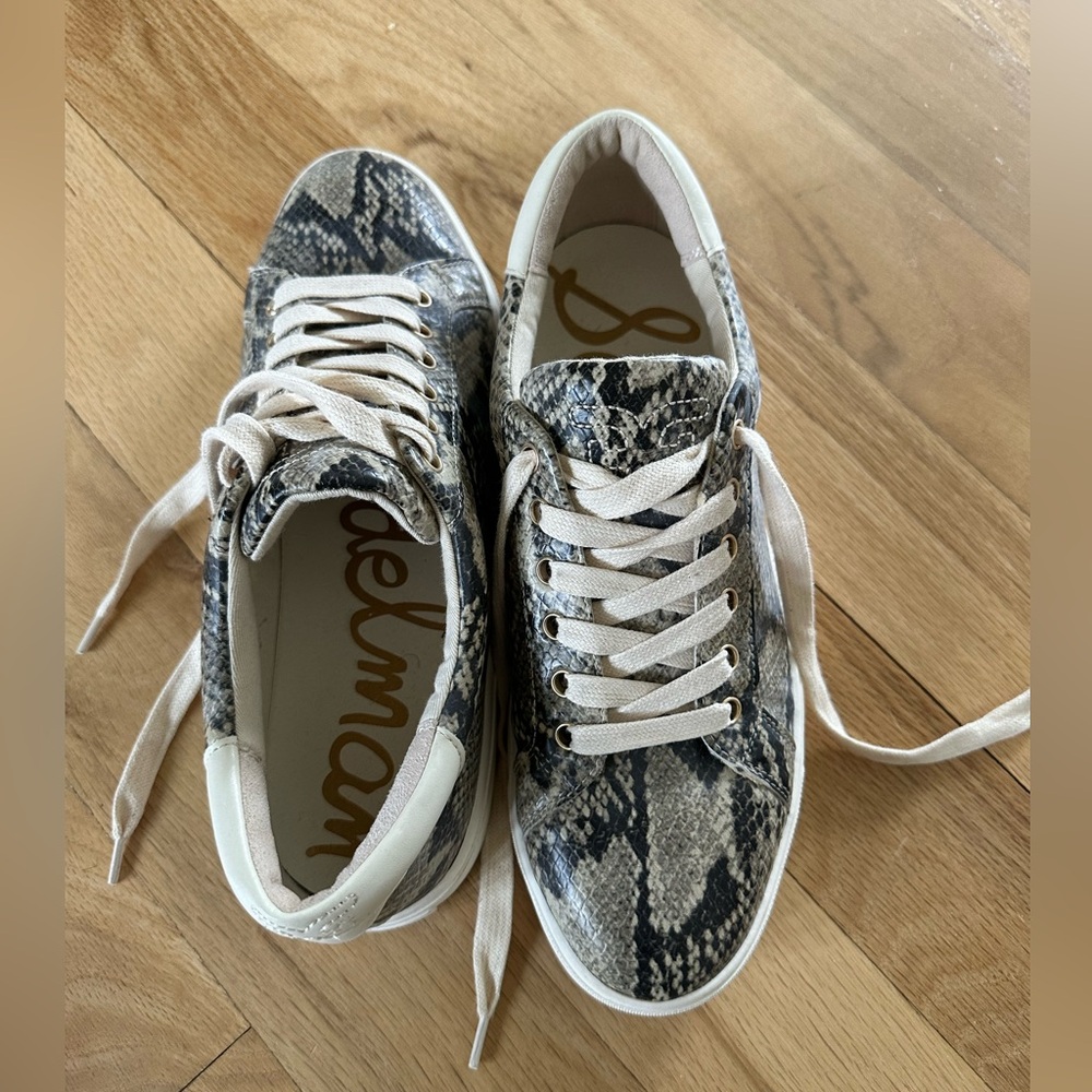 Sam Edelman Snakeskin Sneakers